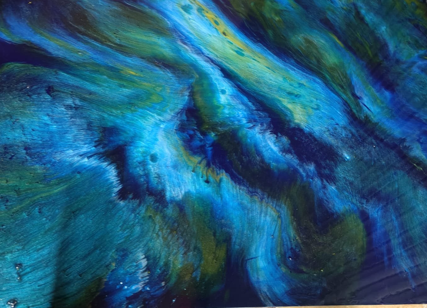 Decorative resin art flooring in Guwahati